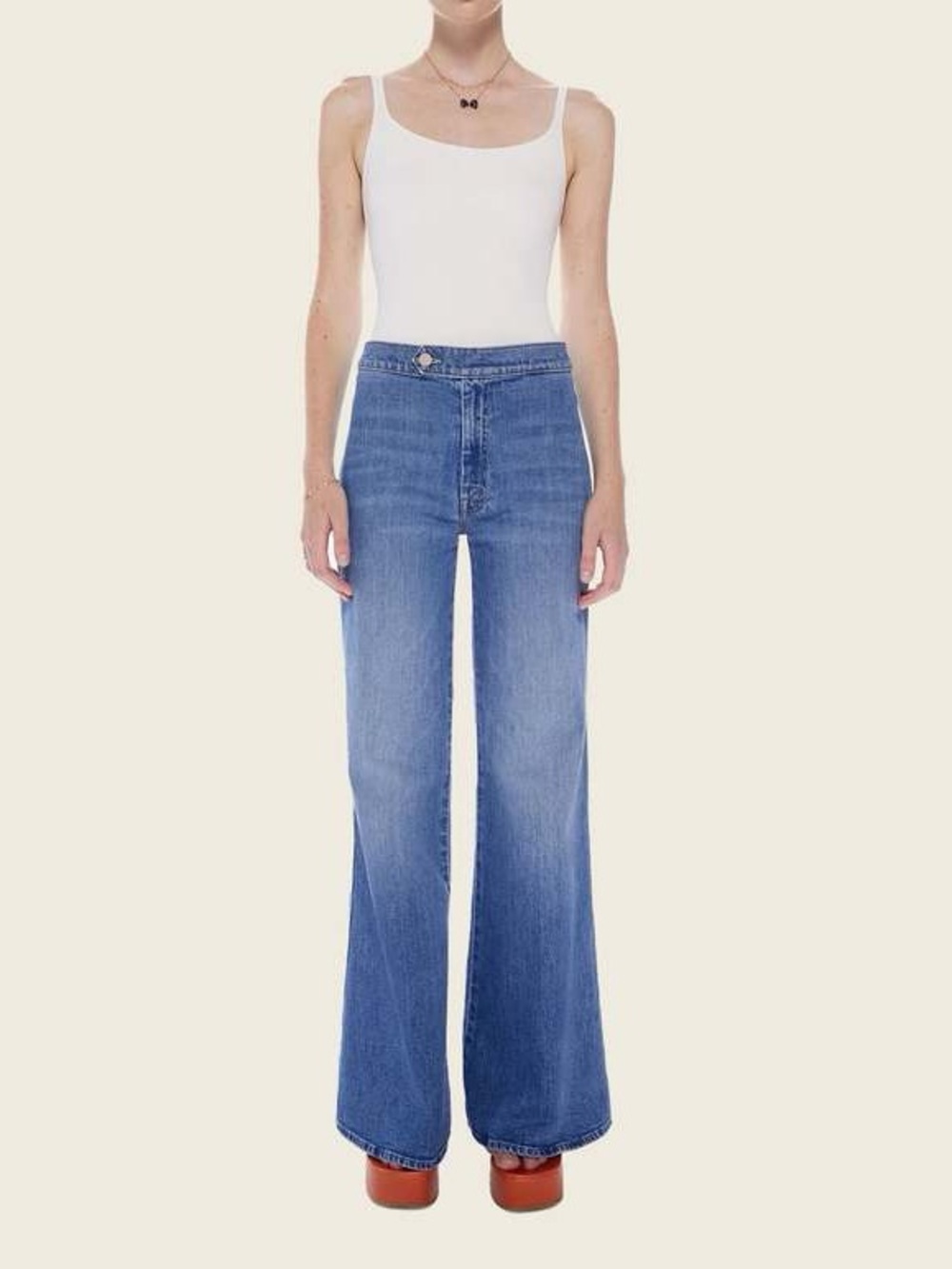 High-Rise Wide Leg Women’s Jeans - Blue